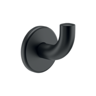 4043BK-Крючок черная матовая нержавеющая сталь, короткая модель