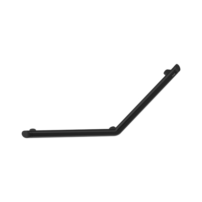 Изогнутая опорная ручка Be-line®, 135°, 400 x 400 мм, черный матовый