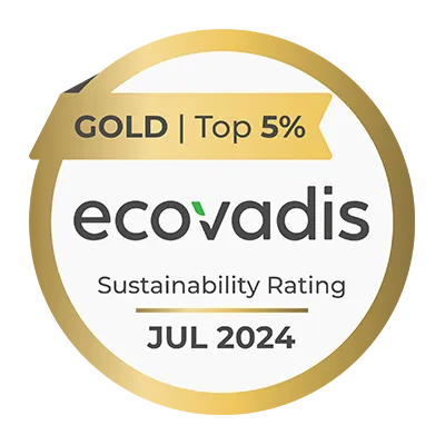 DELABIE выигрывает золотую медаль EcoVadis!